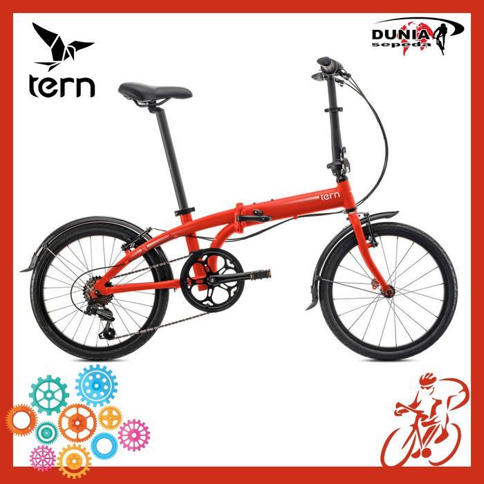Sepeda Tern Link B7 / Sepeda Lipat - Red