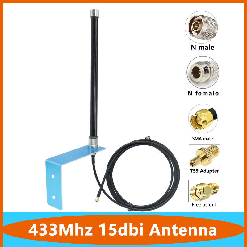 Remote Control SMA N Male Antenna, 433Mhz 15dbi, Helium Hotspot