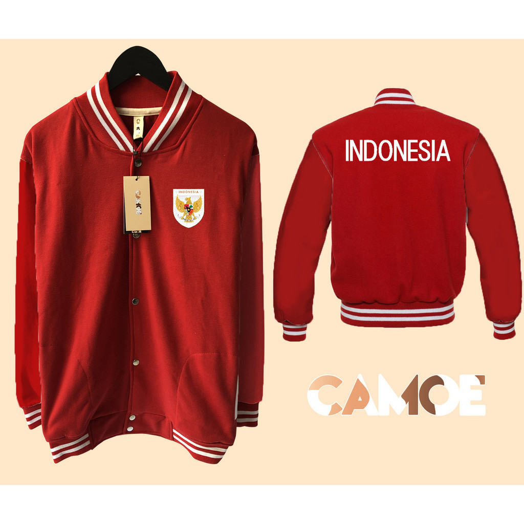 Jaket Baseball Varsity Indonesia Logo