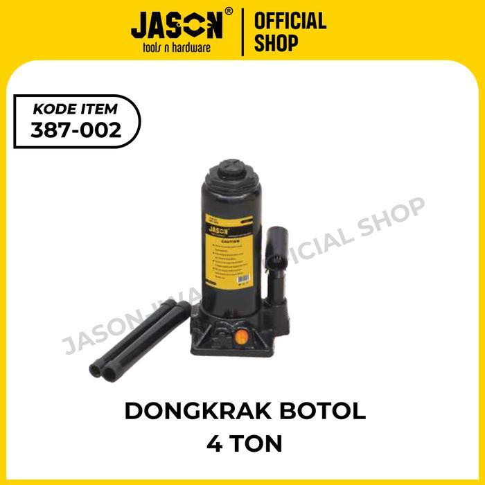 Jason Tools Dongkrak Botol Hidrolik 4 Ton