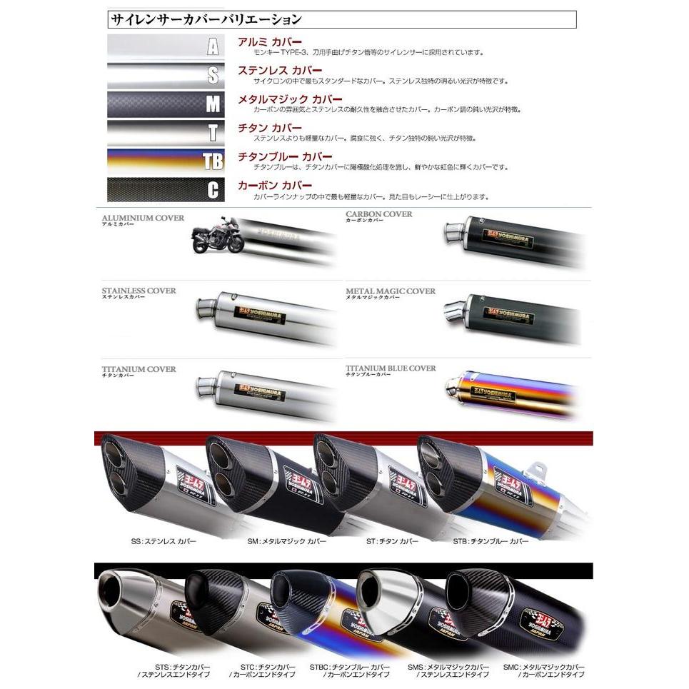 Knalpot Full System Cyclone CB400SF YOSHIMURA 110-452-8251