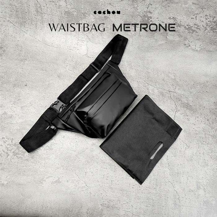 Eiger Wallets - Tas Selempang Pria Cachou Waistbag Waterproof Metrone Slempang Wesbag Cowok Metrone