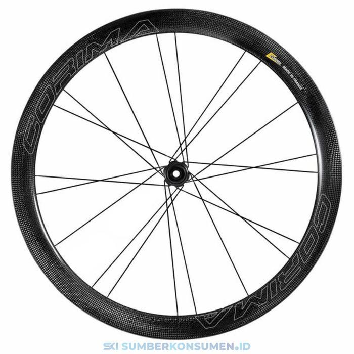 Wheelset Corima WS Black DX 47mm Disc Brake Carbon / Velg Sepeda Road