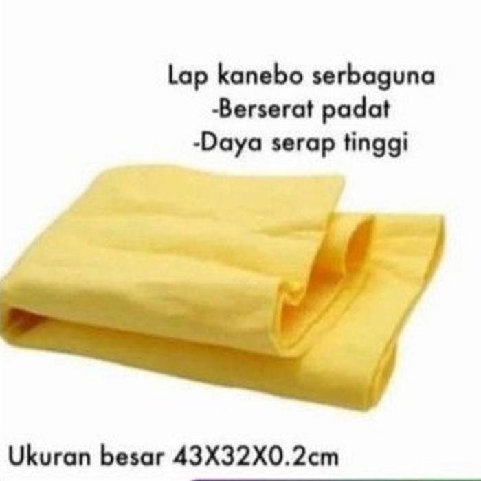 Lap Kanebo serat kuning / kanebo microfiber / kanebo ukuran besar