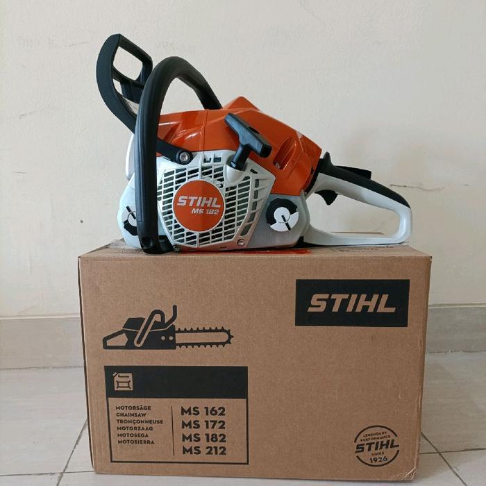 Chainsaw STIHL MS 182 +Bar 16 Inc 2 Tak / Mesin Gergaji Kayu Stihl 16 Inc 2 Tak