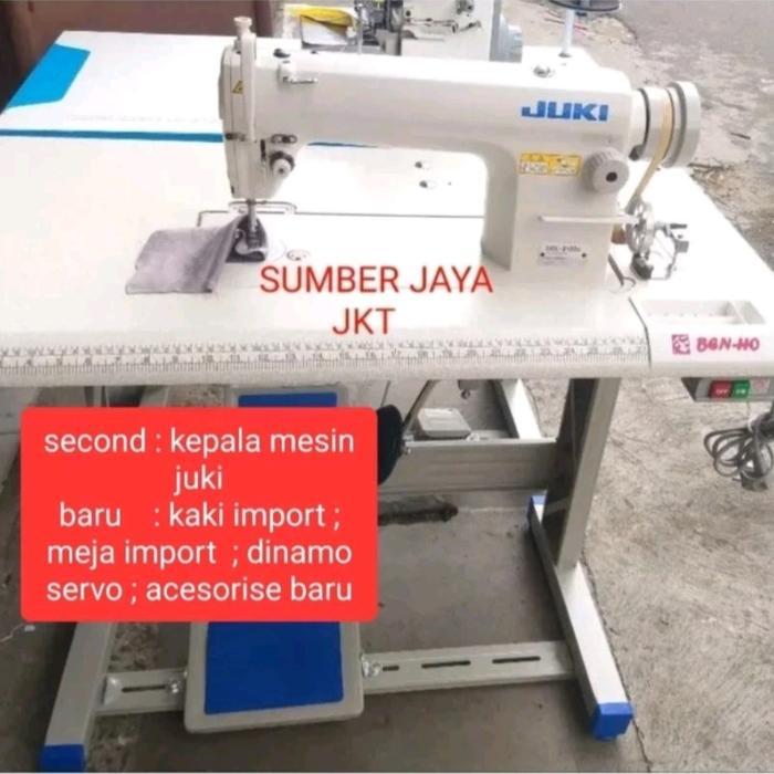 mesin jahit juki second/kaki ;meja impo; servo baru