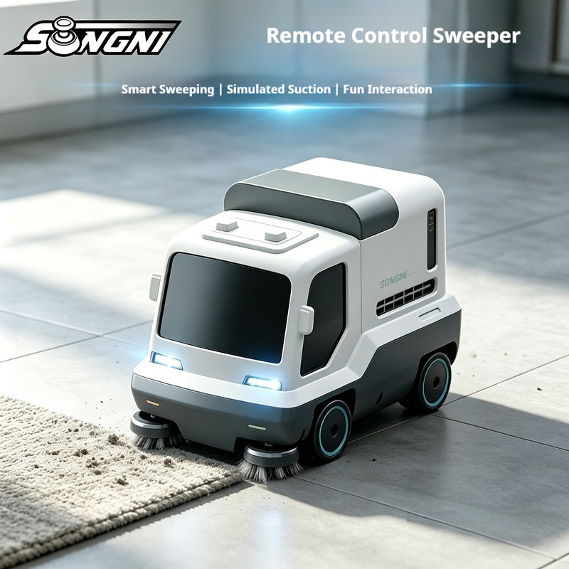 Mini Rc Sweeper Car Toy 2026 New Desktop Cleaning Vehicle, Kids Remote Control Toy Car, Viral