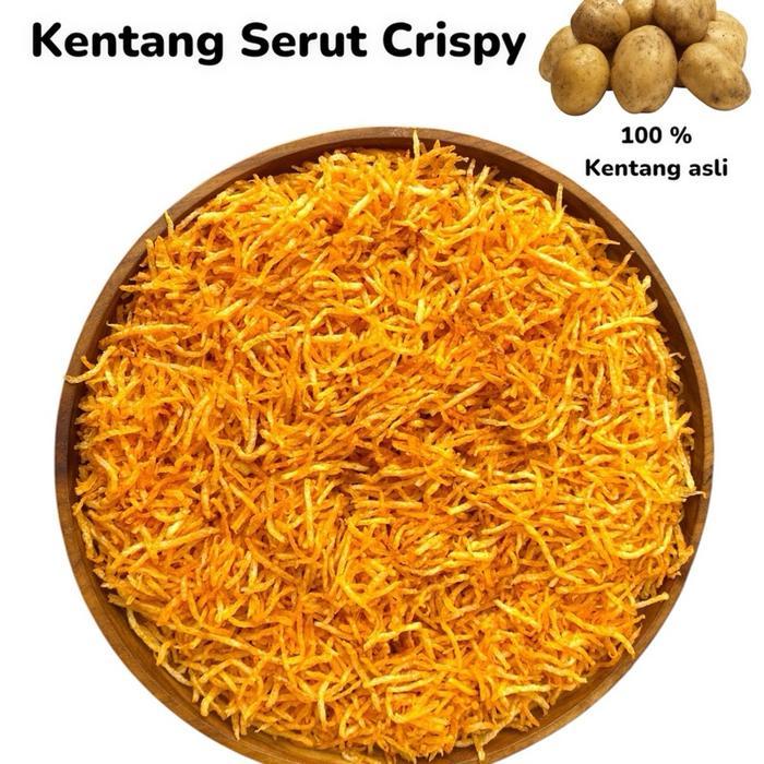" Kentang Mustofa / Kentang Serut Crispy 1 Toples 800 Ml Food Makanan Cemilan