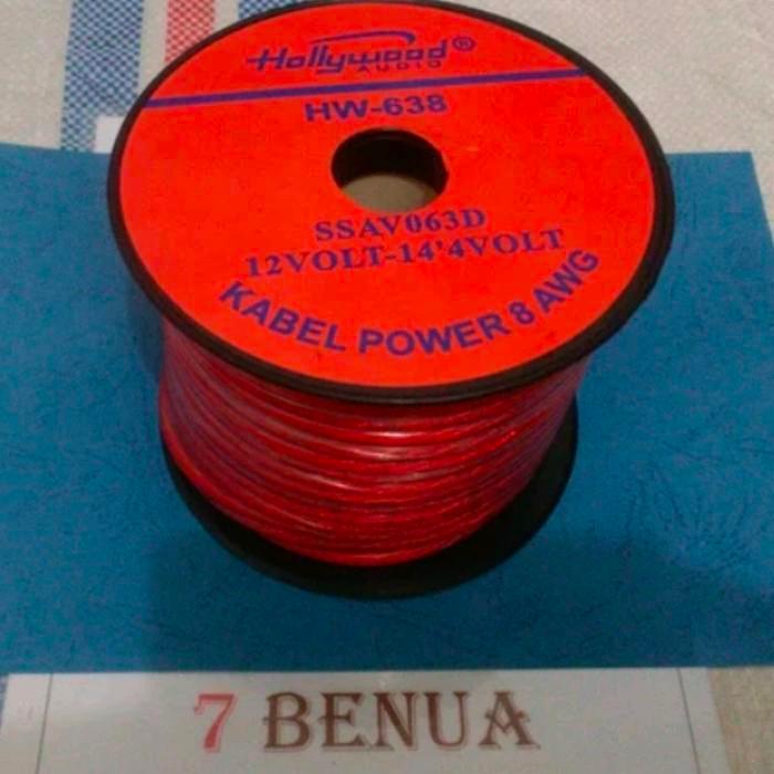 Kabel Audio 8 Awg Sound System Mobil Universal