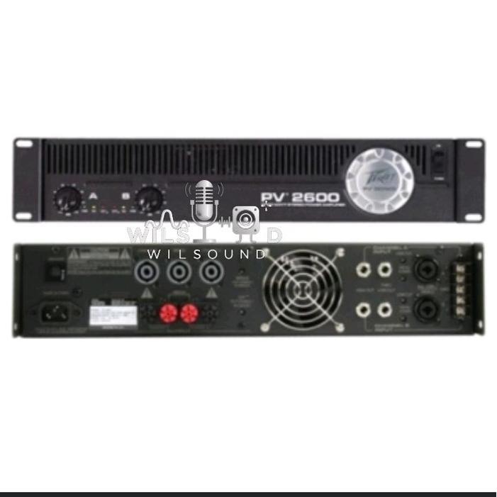 Power Amplifier Peavey Pv2600 Pv 2600 Original #Gratisongkir