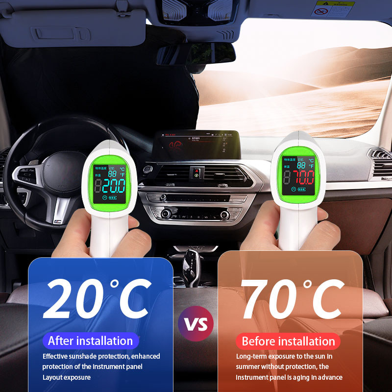 Car Windshield Sun Shade Visor UV Protection Shield For Volvo XC90 V90 V60 XC60 V40 EC40 EX40 S80