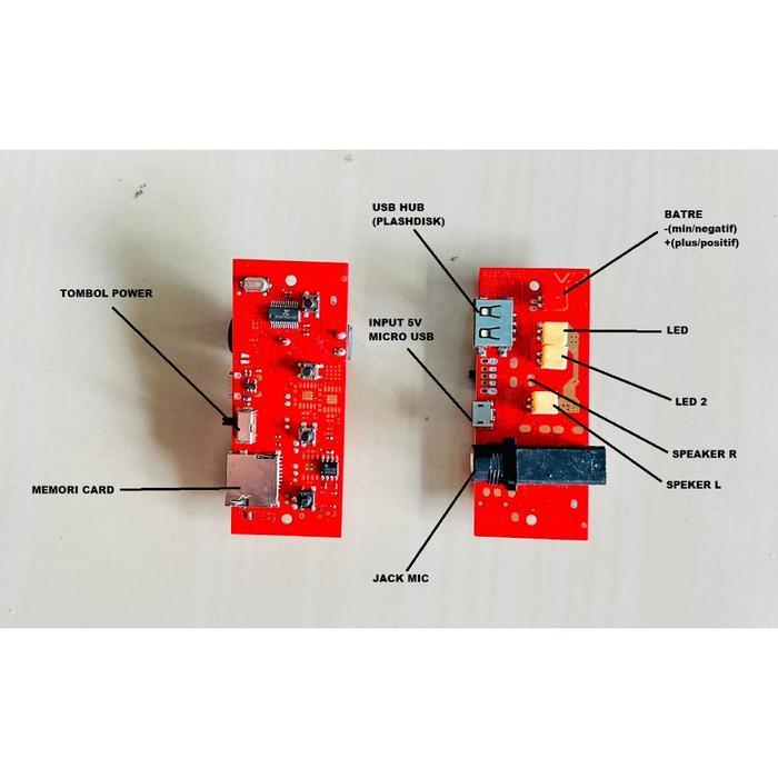 NEW TERMURAH 100 BARU MODUL MODULE MP3 PLAYER BLUETOOTH RADIO FM WITH MIC MODUL MP3 BLUETOOTH DENGAN