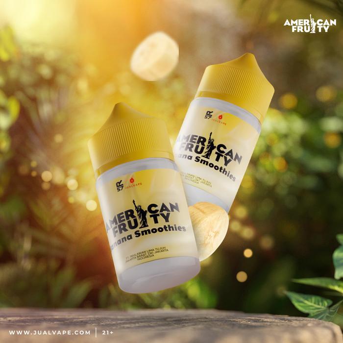 UA AMERICAN FRUITY 60ML BANANA SMOOTHIES 3MG 6MG FREEBASE BY R57