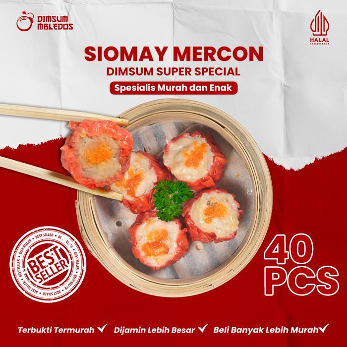 Dimsum Mercon Siomay Mercon Spesial Camilan Pedas Frozen Food Isi 40Pc Ayam Instan Pasti Promo