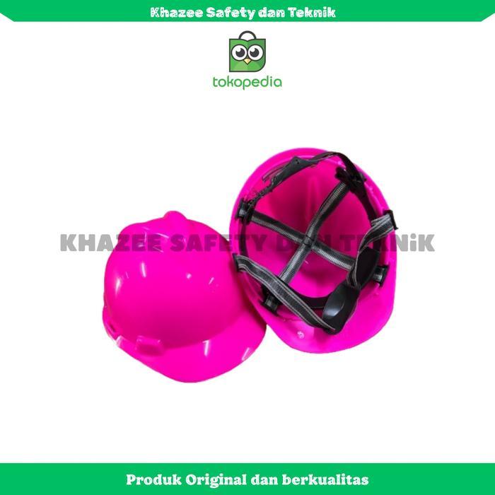 SALE helm proyek orange safety / safety helmet orange + Tali dagu