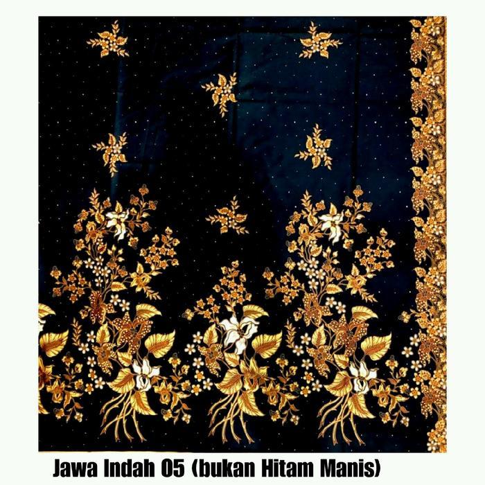 KAIN JARIK JAWA INDAH.KAIN JARIK H.SANTOSO.KAIN JARIK PANJANG HITAM Katun