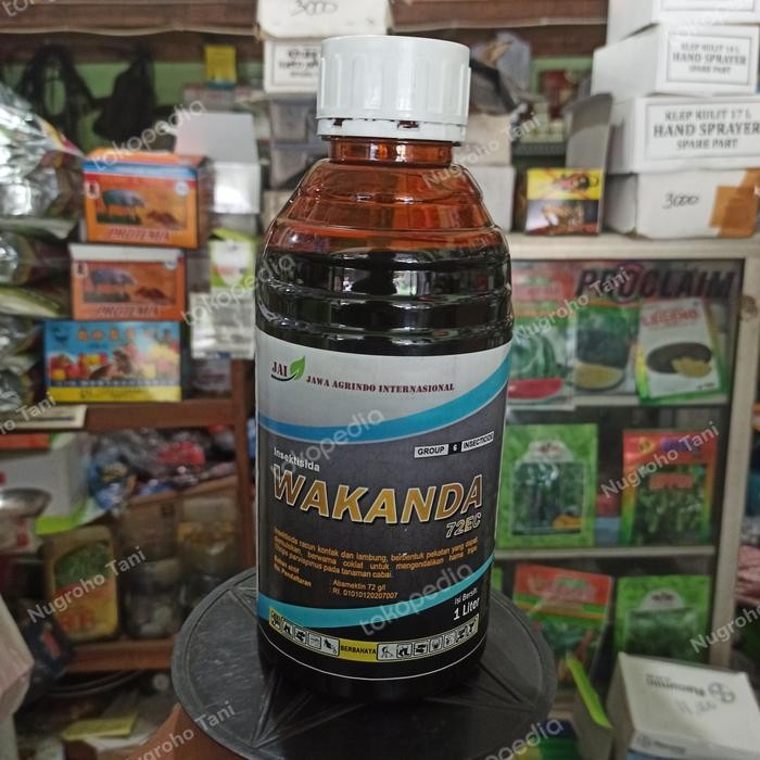 uikb Insektisida Wakanda 72 Ec 1 Liter Abamektin 72 G/L Pengendali Thrips