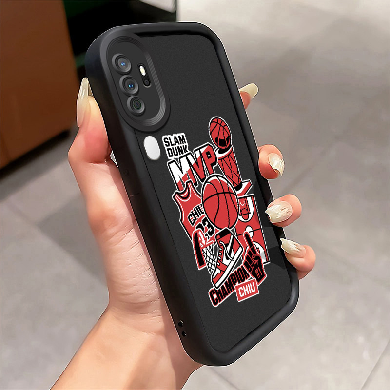 Casing Hp OPPO A5 2020 OPPO A9 2020 Case Casing Bola basket dan kucing pola HP Kasing Silikon Softca