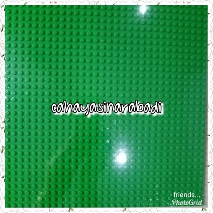 Baseplate Tatakan Papan Bricks Lepin,Bela,Wange 32X32 Dots Hijau Tua Kode 238