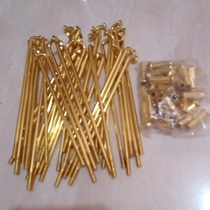 Jari jari ruji velg sepada motor gold untuk velg ring 14 - 17 - 18