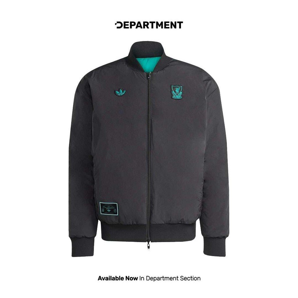 ADIDAS Jaket Bola Pria LIVERPOOL FC TERRACE ICONS JW5479 ORIGINAL