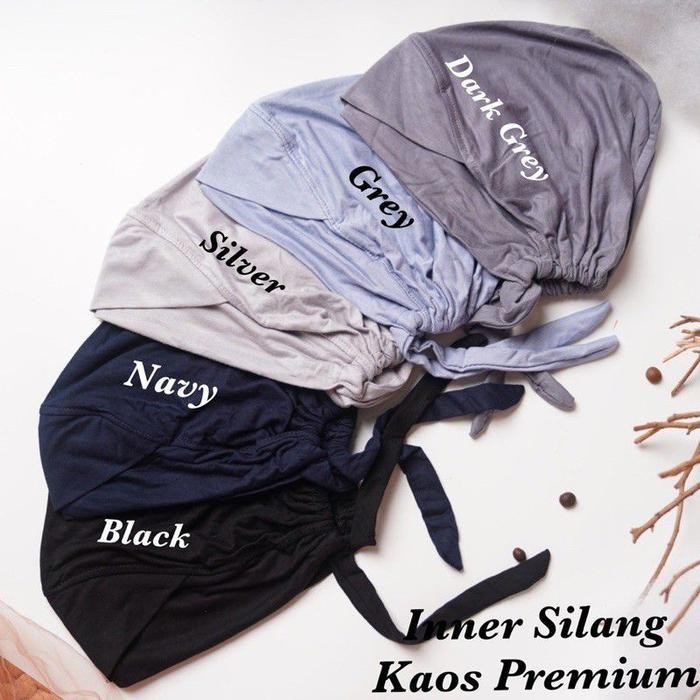 ow1p- Inner Basic Turki Silang / Tali Kaos Rayon Ciput Jilbab Ciput Era