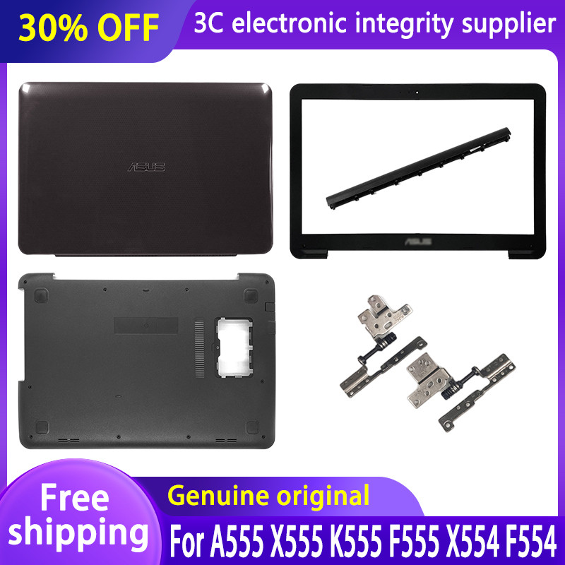 Casing Laptop New For ASUS A555 X555 K555 F555 X554 F554 K554 W519L VM590L Laptop LCD Back Cover/ Fr