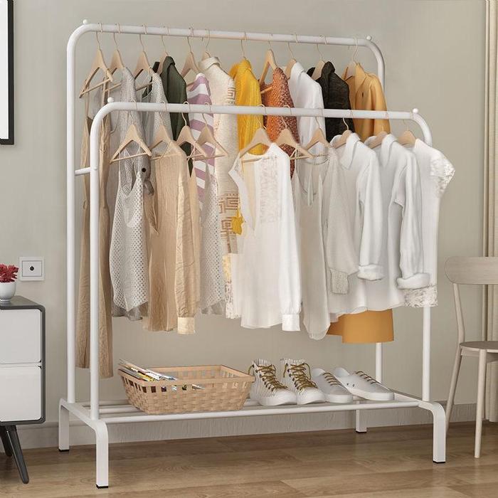 ..- Shenar ,Gantungan Baju /Stand Hanger/ Big Double Stand Hanger Mulig / Rak Gantung Baju