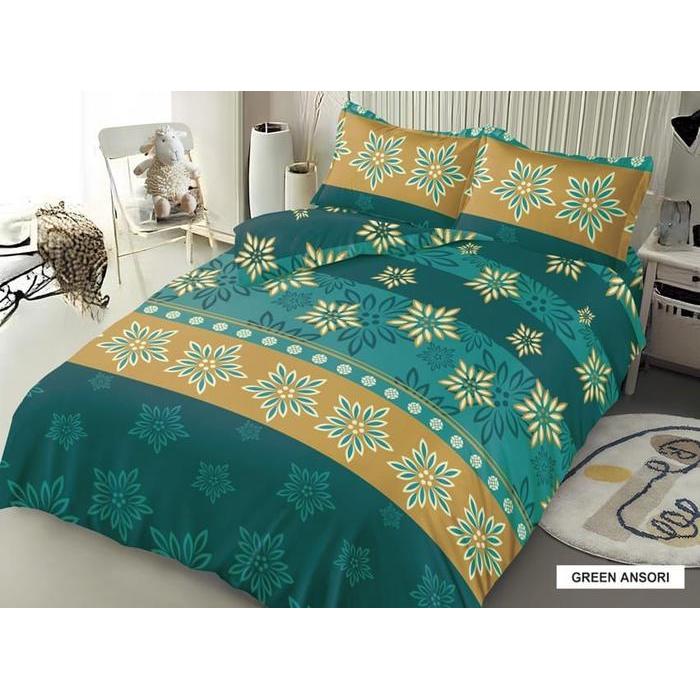 ..- Bed Cover Set + Sprei Set Natasha Bedsheet Uk 180X200 King Size No.1