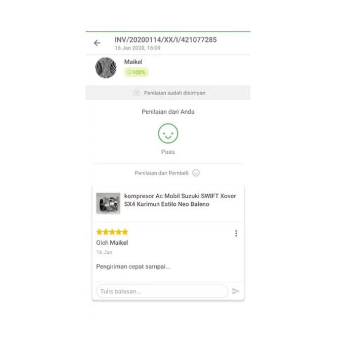 KOMPRESOR AC MOBIL COMPRESSOR SUZUKI XOVER SX4 X OVER