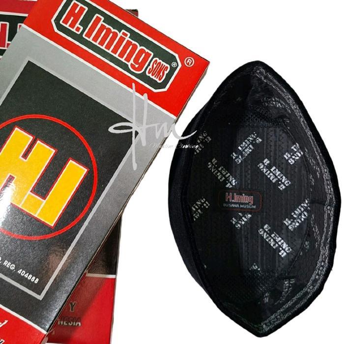 Peci H iming Sons Kopiah Songkok Hitam Dewasa Pria Muslim Nyaman Haji Siap Kirim