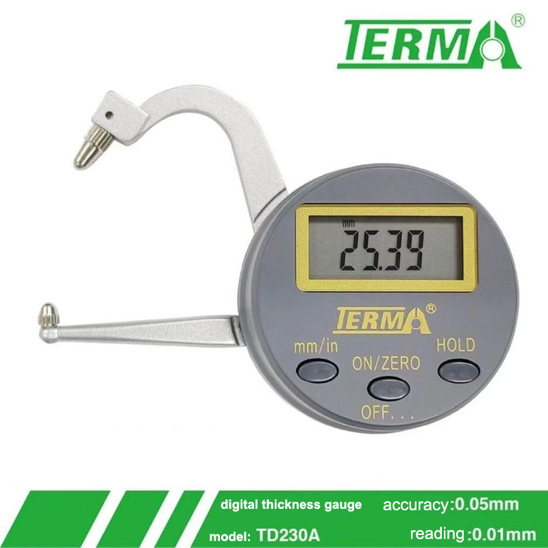 PROMO  0-25mm Digital Thickness Gauge Digital Jewel Gauge GEM Tools 0-15mm Dial thickness Caliper mi