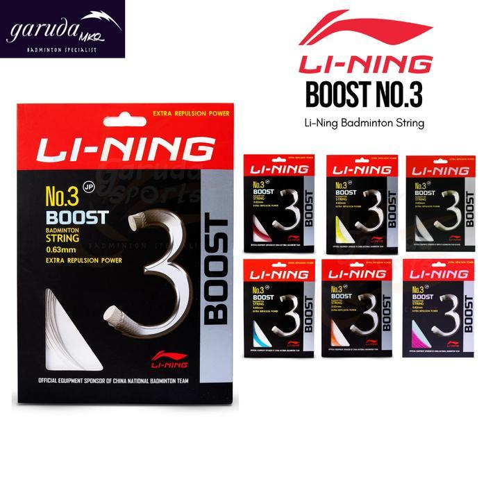 Senar Badminton Lining No 3 Boost / Li-Ning Boost No3 / Lining Boost No.3 Original