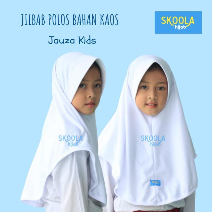 SIAPKIRIM Jilbab Anak Perempuan Sekolah SD TK Kerudung Instan Hijab Bergo Putih READY STOCK