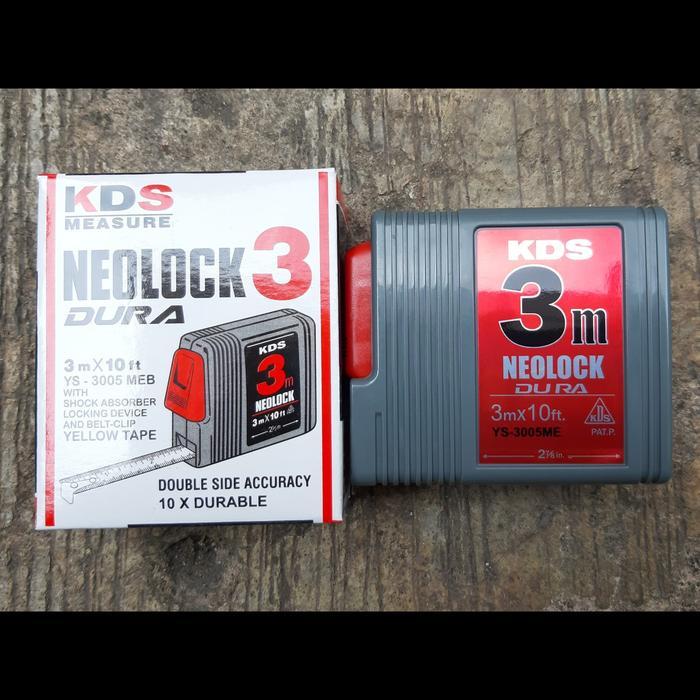 Meteran Kds 3M X 10Ft Neolock Measuring Tape 3 Meter