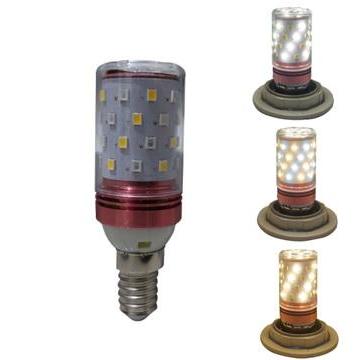 jobk- Lampu Candle Led 3 Warna Putih Kuning E14 12W Bohlam Hias Jagung 12 W