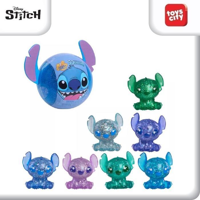 Lilo & Stitch Disney Squish-A-Stitch Capsule Figures Mainan Squishy Figur