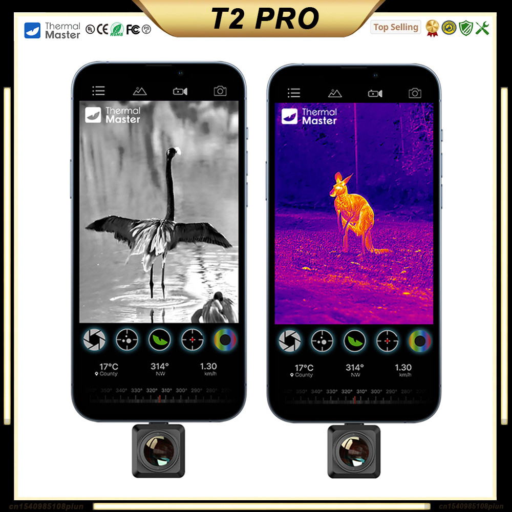 Thermal Master T2 PRO Thermal Imager for Hunting Night Vision Infrared Image Camera for Android &