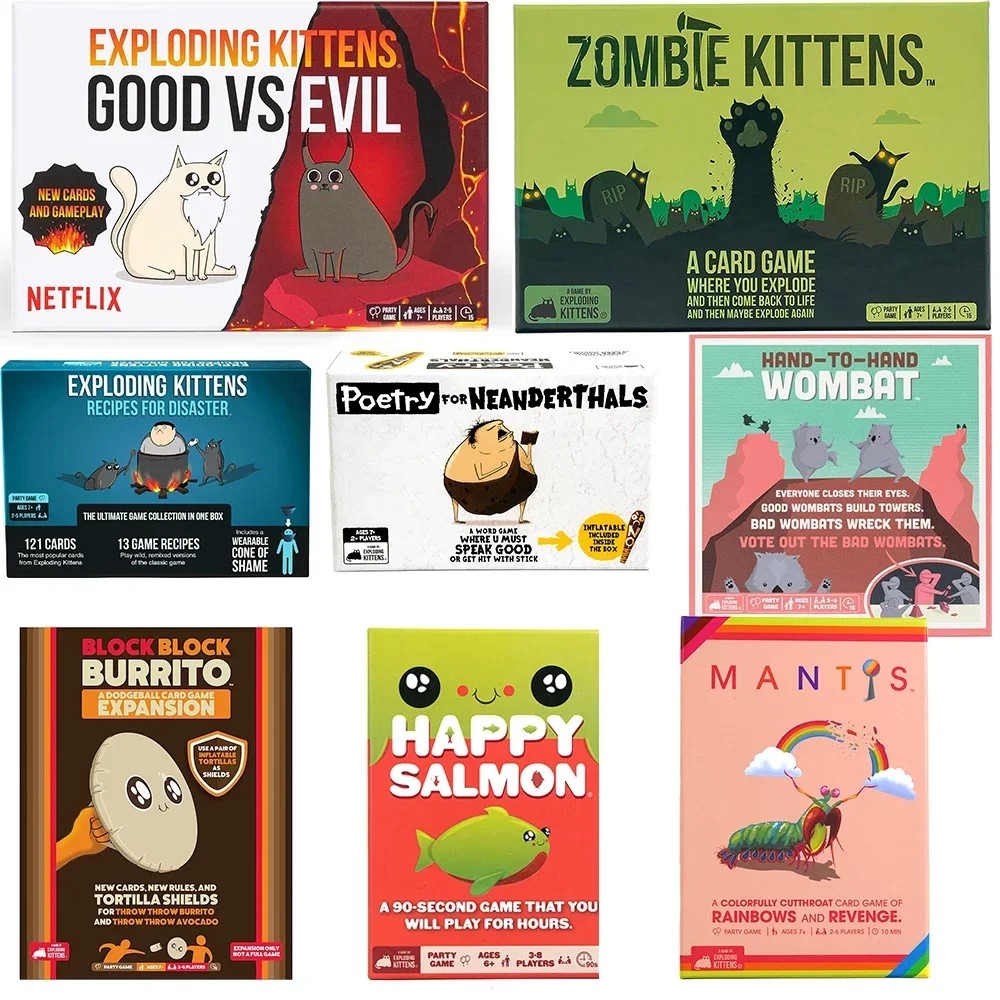 FLASH SALE    Exploding Kittens Good vs Evil 55 Cards Elevate with New Characters Family Games for K