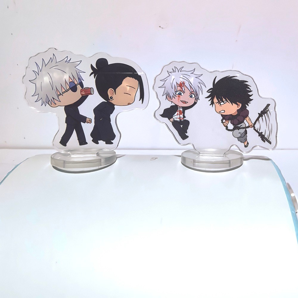 Anime Jujutsu Kaisen Figure Acrylic Stand El Kids Toys Yuji Itadori Gojo Satoru Fushiguro Megumi