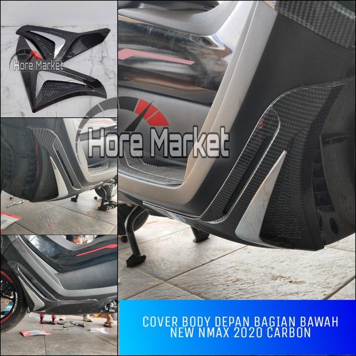 Cover Tutup Body Depan Dek Bawah New Nmax 155 Carbon Nemo 2023 2022 2021 2020 Abs Non Abs