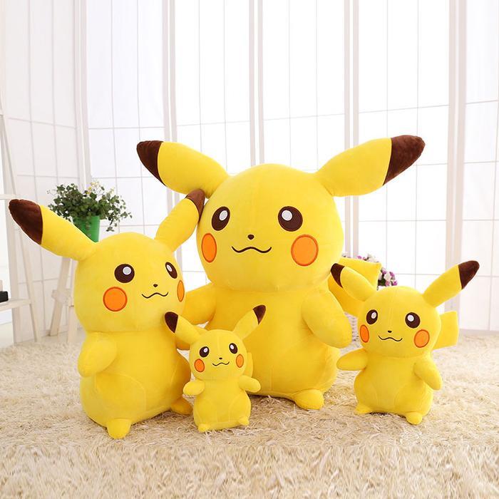 ur4w- Boneka Pikachu Jumbo/Boneka Lucu Lembut/Boneka Jumbo Bahan .Kualitas Tinggi Untuk