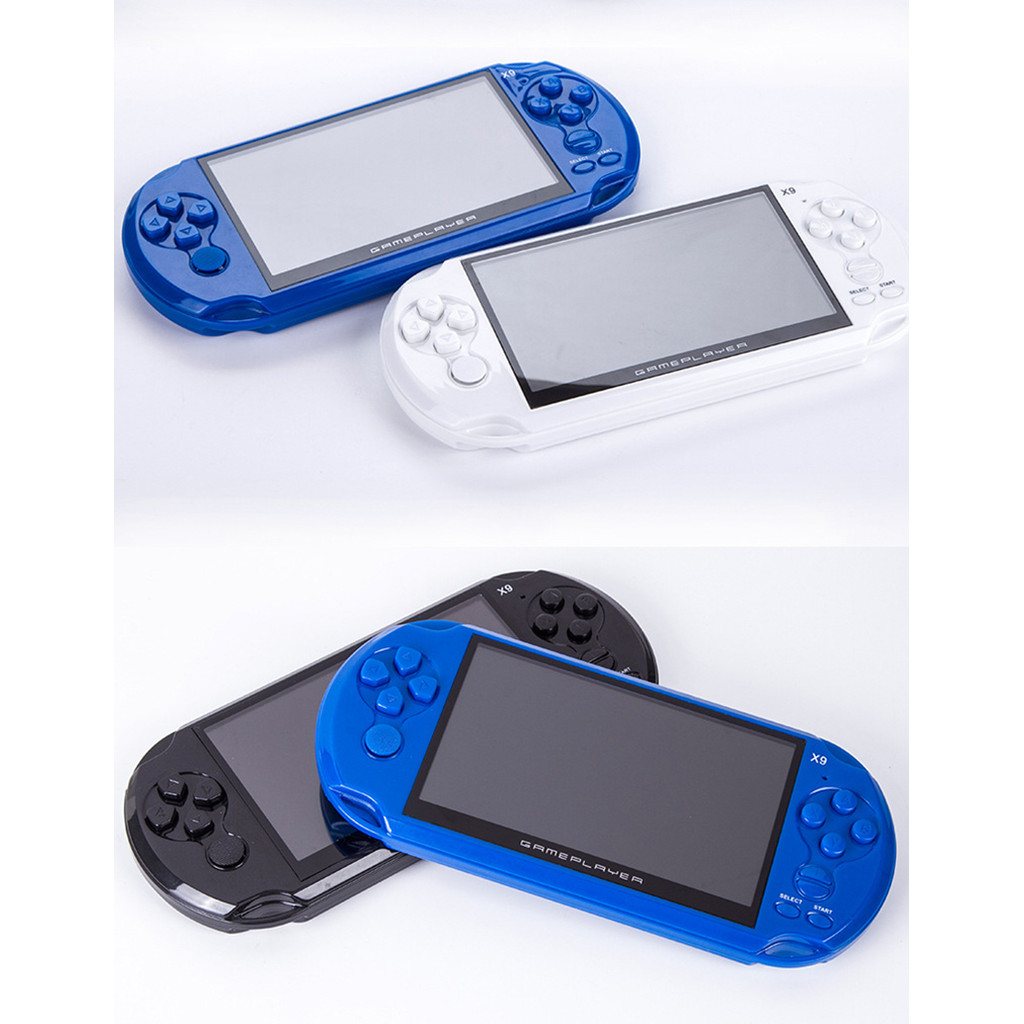 FREE ship Built-in 10000 games, 8GB 5.0 Inch hd Handheld Game Player MP3 MP4 MP5 Player Video FM Cam