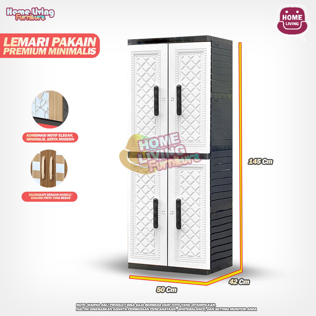 LEMARI PAKAIAN PLASTIK LEMARI AKAKO LA2P VT LEMARI PLASTIK KARAKTER ANAK LEMARI ANAK FULL KUNCI