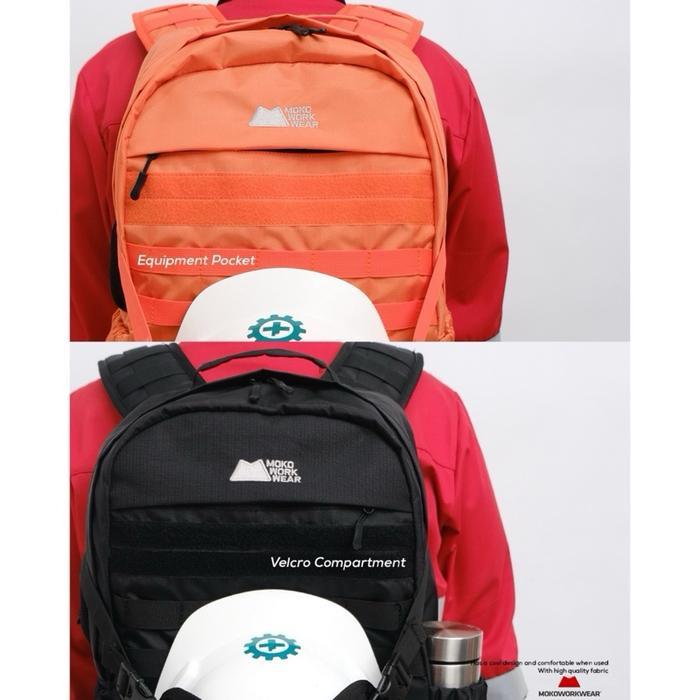 Promo Mokoworkwear - Ransel Tambang Pria / Tas Proyek Safety / Tas Kerja K3 Proyek Pertambangan /