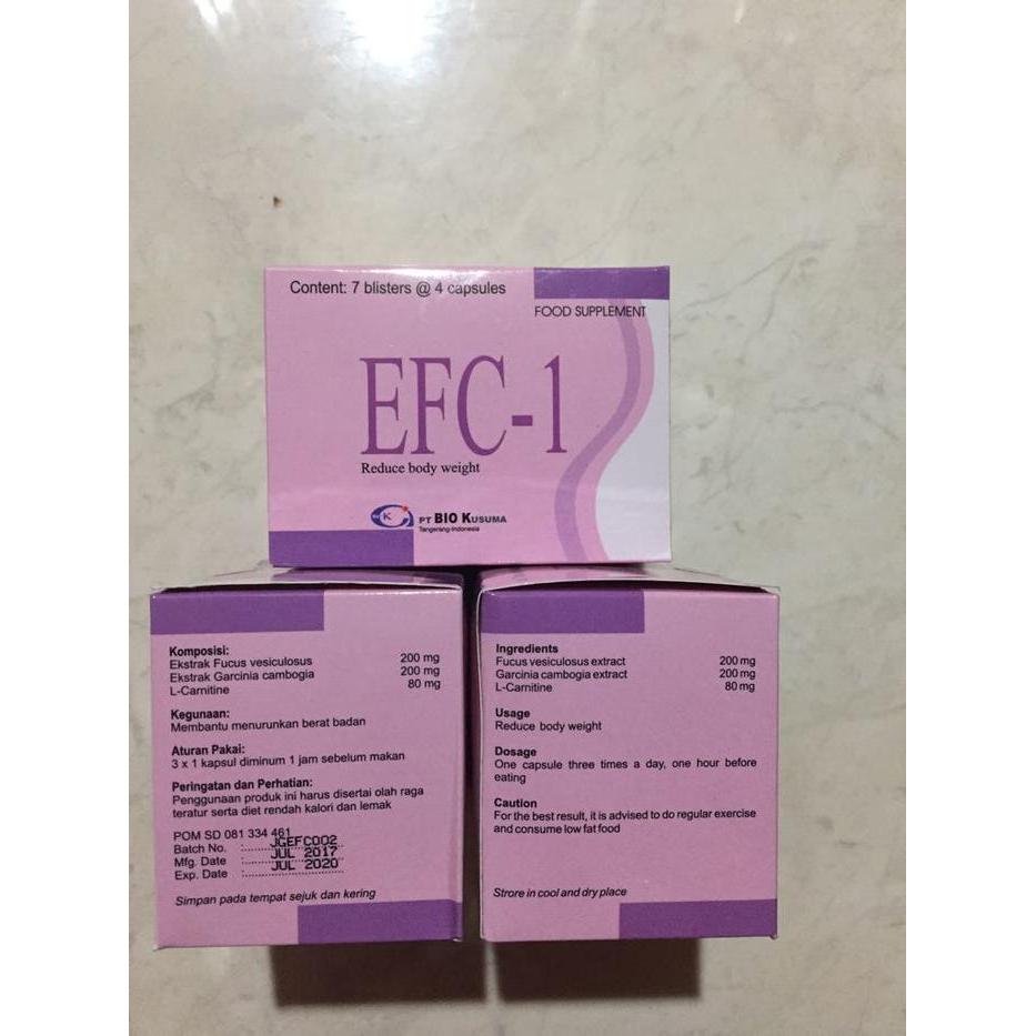 Efc-1 # Suplemen Penurun Berat Badan # Obat Penghancur Lemak / Diet #Gratisongkir