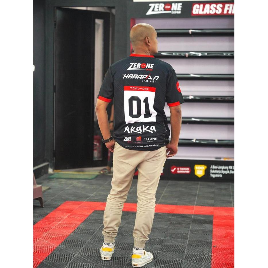 Zerone Japan Kaos Pria Jersey Racing Balap Dry Fit Full Sablon Original