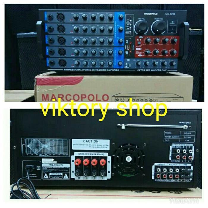 AMPLI MARCOPOLO MC-9208/AMPLIFIER MARCOPOLO