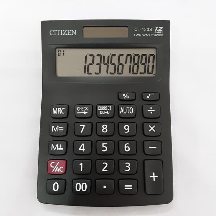 New Kalkulator Citizen Ct 120 S - Calculator Type Ct 120 S Ready