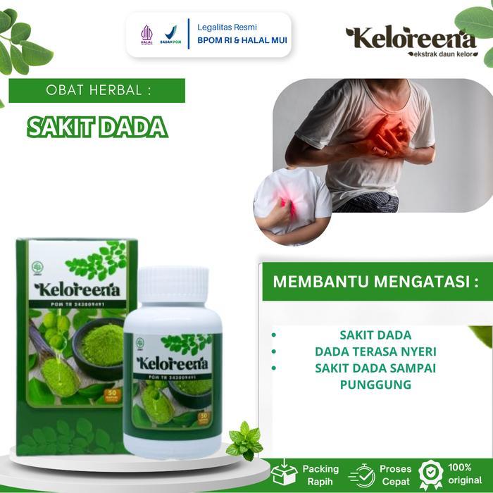 Keloreena Untulk Sakit Dada, Sakit Dada Sampai Punggung, Untuk Nyeri Otot Dada, Nyeri Dada Tengah,